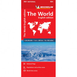 The World, Michelin National Map 701
