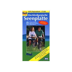 Mecklenburgische seenplatte, adfc regionalkarte