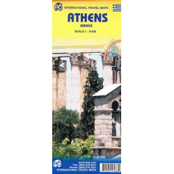 Athens, International Travel Maps