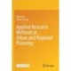 Applied Research Methods in Urban and Regional Planning