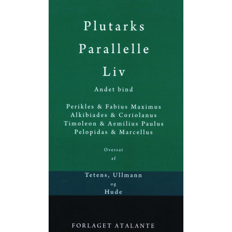 Plutarks Parallelle Liv 2: Andet bind