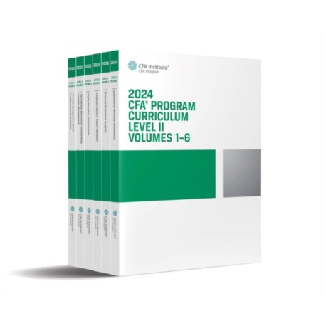 2024 CFA Program Curriculum Level II Box Set, Volumes 1 - 6