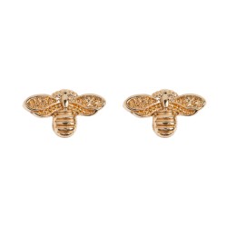 Timi of Sweden: Beatrice - Bee Stud Earrings - Gold