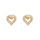 Timi of Sweden: Tiny crystal heart stud