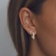 Timi of Sweden: Tiny crystal heart stud