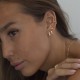 Timi of Sweden: Delicate Hoop with crystal
