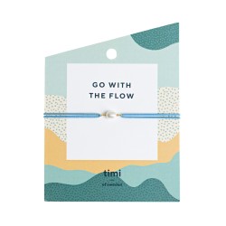 Timi of Sweden: Pearl Stretch Br., Gold - Blue