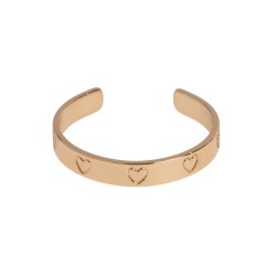 Timi of Sweden: Engraved Hearts  Ring - Gold