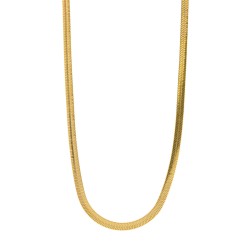Timi of Sweden: IVY Snake Chain Necklace Stainless Steel - Gold