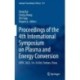 Proceedings of the 4th International Symposium on Plasma and Energy Conversion: ISPEC 2022, 14-16 Oct, Foshan, China
