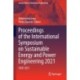 Proceedings of the International Symposium on Sustainable Energy and Power Engineering 2021: SUSE 2021