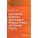 Laser-Induced Breakdown Spectroscopy in Biological, Forensic and Materials Sciences