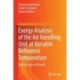 Exergy Analysis of the Air Handling Unit at Variable Reference Temperature: Methodology and Results