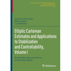 Elliptic Carleman Estimates and Applications to Stabilization and Controllability, Volume I: Dirichlet Boundary Conditions on Euclidean Space