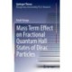 Mass Term Effect on Fractional Quantum Hall States of Dirac Particles