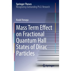 Mass Term Effect on Fractional Quantum Hall States of Dirac Particles