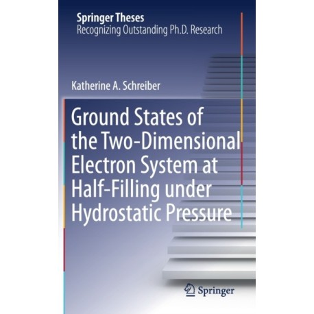 Ground States of the Two-Dimensional Electron System at Half-Filling under Hydrostatic Pressure
