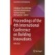 Proceedings of the 4th International Conference on Building Innovations: ICBI 2022