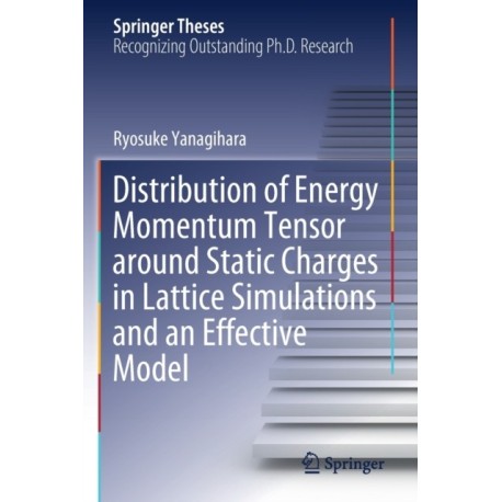 Distribution of Energy Momentum Tensor around Static Charges in Lattice Simulations and an Effective Model