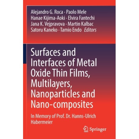 Surfaces and Interfaces of Metal Oxide Thin Films, Multilayers, Nanoparticles and Nano-composites: In Memory of Prof. Dr. Hanns-Ulrich Habermeier