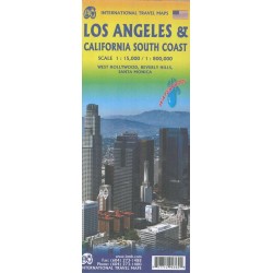 Los Angeles and Southern California Travel Reference Map