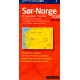 Sør-Norge nord 2023-2024 : bil- og turistkart - tourist map - Touristenkarte - Carte touristique