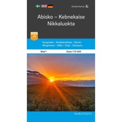 Abisko-Kebnekaise-Nikkaluokta  1:75.000