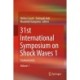 31st International Symposium on Shock Waves 1: Fundamentals