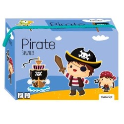 Little Bright Ones - 3 Pirater Puslespil