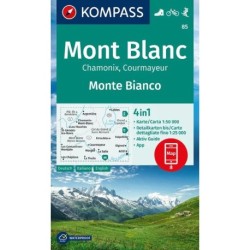 Mont Blanc - Monte Bianco: Chamonix - Courmayeur