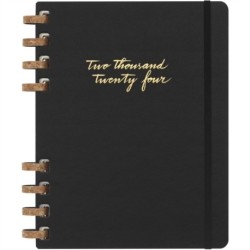Moleskine 2024 12-Month XL Life Spiral Planner: Black Epalon