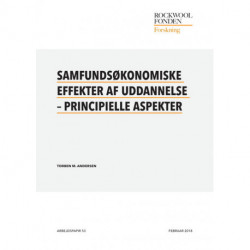 Samfundsøkonomiske effekter af uddannelse: Principielle aspekter