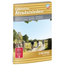 Cykelatlas Ätradalsleden  1:50 000