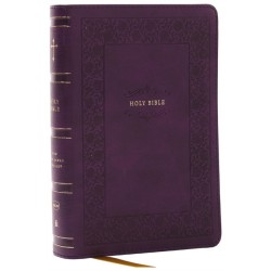 NKJV Compact Paragraph-Style Bible w/ 43,000 Cross References, Purple Leathersoft, Red Letter, Comfort Print: Holy Bible, New King James Version: Holy Bible, New King James Version