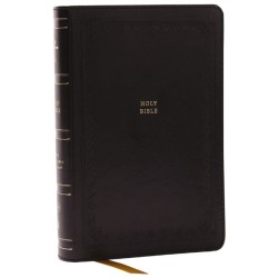 NKJV Compact Paragraph-Style Bible w/ 43,000 Cross References, Black Leathersoft, Red Letter, Comfort Print: Holy Bible, New King James Version: Holy Bible, New King James Version