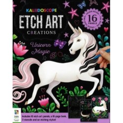 Kaleidoscope Etch Art Creations Unicorn Magic
