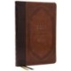 KJV Holy Bible: Giant Print Thinline Bible, Brown Leathersoft, Red Letter, Comfort Print (Thumb Indexed): King James Version (Vintage Series)