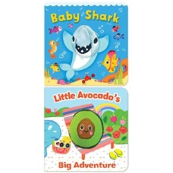 Baby Shark/Little Avocado's Big Adventure (Pack of 2 Finger Puppet Books)