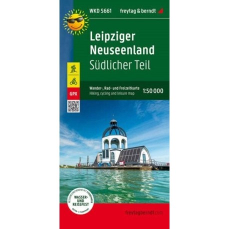 Leipziger Neuseenland - southern part, hiking, cycling and leisure map 1:50,000, freytag & berndt, WKD 5661