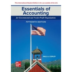 Essentials of Accounting for Governmental and Not-for-Profit Organizations ISE