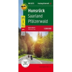 Hunsruck - Saarland - Pfalzerwald, MotorCycle map 1:200 000