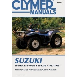 Suzuki LT-4WD, LT-F4WDX & LT-F250 ATV (1987-1998) Service Repair Manual