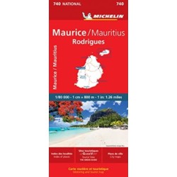 Maurice (Mauritius) - Michelin National Map 740