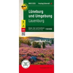 Luneburg and surroundings, hiking, cycling and leisure map 1:50,000, freytag & berndt, WKD 5335