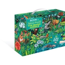 The Magic Jungle: Book + Glow-in-the-Dark Puzzle