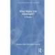 What Makes Life Meaningful?: A Debate