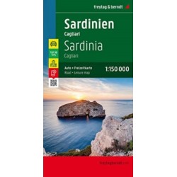 Sardinia - Cagliari, Roadmap 1:150.000