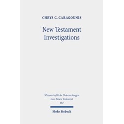 New Testament Investigations: A Diachronic Perspective