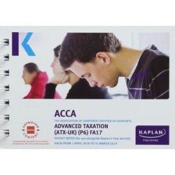 P6 Advanced Taxation (FA17) - Pocket Notes