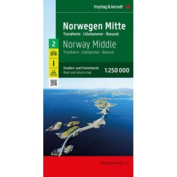 Freytag & Berndt Norwegen bl. 2: Norwegen Mitte - Trondheim, Lillehammer, Ålesund